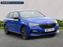 Blue Used 2023 Skoda Scala Monte Carlo Hatchback | £18,587 (Fair price)