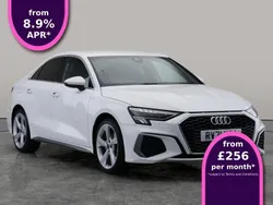 White Used 2021 Audi A3 S-Line Sedan | £19,417 (Fair price)