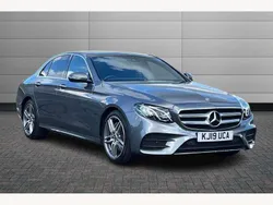 Selenite grey Used 2019 Mercedes E220 AMG Line Premium Sedan | £21,500 (Fair price)