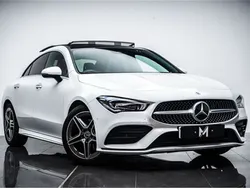 White Used 2022 Mercedes CLA200 AMG line Coupe | £26,995 (A bit pricey)