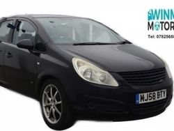 Black Used 2008 Vauxhall Corsa Active | £2,195