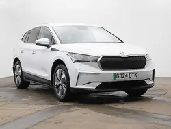 Moon white metallic New 2024 Skoda Enyaq iV SUV | £28,495 (Super price)