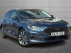 Blue New 2025 Ford Focus Titanium X Hatchback | £22,450 (A bit pricey)