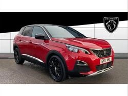 Red Used 2017 Peugeot 3008 GT-line SUV | £11,935 (Fair price)