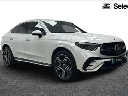 White Used 2023 Mercedes GLC300e AMG Line Premium Coupe | £46,800 (Expensive)