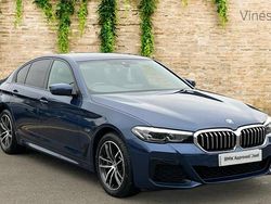 Blue Used 2021 BMW 530e M Sport | £31,632 (Expensive)