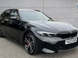 Black sapphire Used 2023 BMW 320 M Sport Estate | £30,548 (A bit pricey)