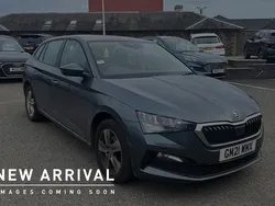 Quartz grey metallic Used 2021 Skoda Scala SE Hatchback | £10,500 (Fair price)