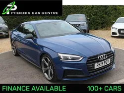Ascari blue metallic Used 2019 Audi A5 Black Edition Coupe | £16,795 (Fair price)