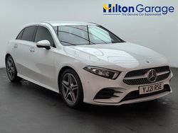 White Used 2021 Mercedes A180 AMG line Hatchback | £20,900 (Fair price)