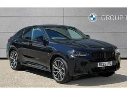 Carbon black New 2025 BMW X4 M Sport SUV | £62,495 (Fair price)