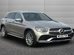 Silver Used 2020 Mercedes GLC300 AMG Line Premium Estate | £29,550 (Good price)