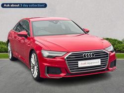 Red Used 2019 Audi A6 S-Line Sedan | £23,632 (Fair price)