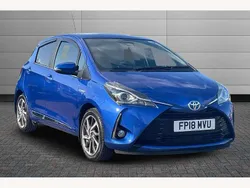 Blue Used 2018 Toyota Yaris Hybrid Hatchback | £11,999 (Fair price)