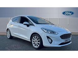 White Used 2018 Ford Fiesta Titanium Hatchback | £8,495