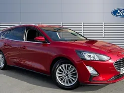 Red Used 2021 Ford Focus Titanium Estate | £14,813 (Fair price)
