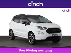 White Used 2019 Ford Ecosport ST-Line SUV | £10,549 (Fair price)