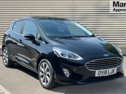 Black Used 2018 Ford Fiesta Zetec Hatchback | £8,190 (Fair price)