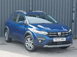 Blue Used 2022 Dacia Sandero Comfort Hatchback | £12,998 (A bit pricey)