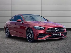 Red Used 2023 Mercedes C300e AMG Line Premium Plus Sedan | £36,990 (Fair price)