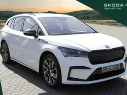 White Used 2023 Skoda Enyaq iV SportLine SUV | £30,998 (Expensive)