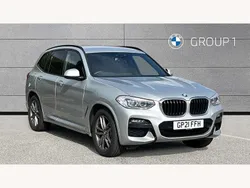 Silver Used 2021 BMW X3 M Sport SUV | £28,450 (Fair price)