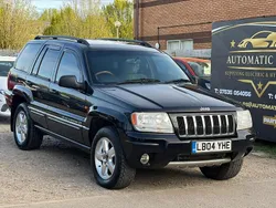 Black Used 2004 Jeep Grand Cherokee Overland SUV | £4,995