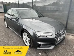 Grey Used 2017 Audi A4 S-Line Sedan | £9,095 (Fair price)