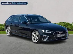 Black Used 2019 Audi A4 S-Line Estate | £19,299 (Fair price)