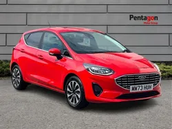 Red Used 2023 Ford Fiesta Titanium Hatchback | £15,749 (Fair price)