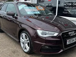 Red Used 2014 Audi A3 S-Line Hatchback | £9,795 (Fair price)