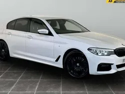 White Used 2019 BMW 530 M Sport Sedan | £12,795 (Fair price)
