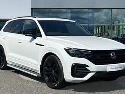 Pure white Used 2023 VW Touareg Black Edition SUV | £47,805 (Fair price)