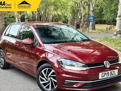 Red Used 2019 VW Golf VII Match Hatchback | £9,450 (Fair price)