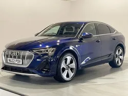 Blue Used 2022 Audi e-tron S-Line SUV | £23,299 (Good price)