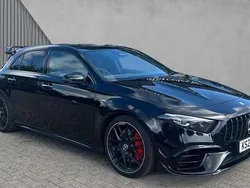Black Used 2024 Mercedes A45 AMG Hatchback | £49,890 (Fair price)