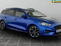 Blue Used 2019 Ford Focus ST-Line X Estate | £8,995 (Fair price)