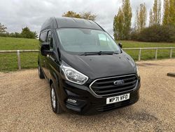 Black Used 2021 Ford Transit Custom Limited Van | £20,475 (Expensive)