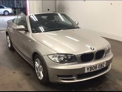 Silver Used 2008 BMW 120 Cabriolet Cabriolet | £3,499 (Good price)