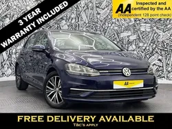 Blue Used 2019 VW Golf VII SE Hatchback | £15,795 (Good price)