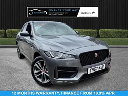 Grey Used 2017 Jaguar F-Pace R-Sport SUV | £15,195 (Fair price)
