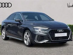 Grey Used 2021 Audi A3 S-Line Sedan | £20,761 (Fair price)