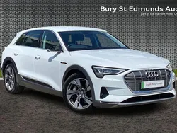 White Used 2020 Audi e-tron Advanced SUV | £22,890 (Fair price)