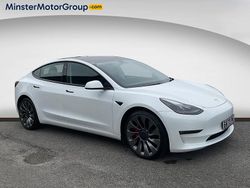 White Used 2022 Tesla Model 3 Performance Sedan | £25,990 (A bit pricey)