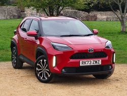 Red Used 2023 Toyota Yaris Hybrid Design | £21,490 (A bit pricey)