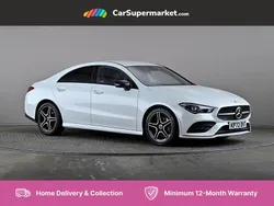 White Used 2022 Mercedes CLA200 AMG Line Premium Coupe | £22,197 (Fair price)