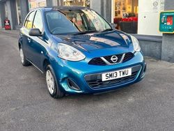 Blue Used 2013 Nissan Micra Visia Hatchback | £3,495 (Fair price)