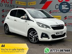White Used 2014 Peugeot 108 Allure Hatchback | £6,995