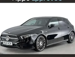 Black Used 2022 Mercedes A35 AMG Executive Hatchback | £27,620 (Fair price)