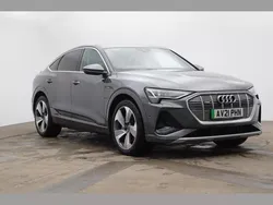 Grey Used 2021 Audi e-tron Sportback S-Line SUV | £25,299 (A bit pricey)
